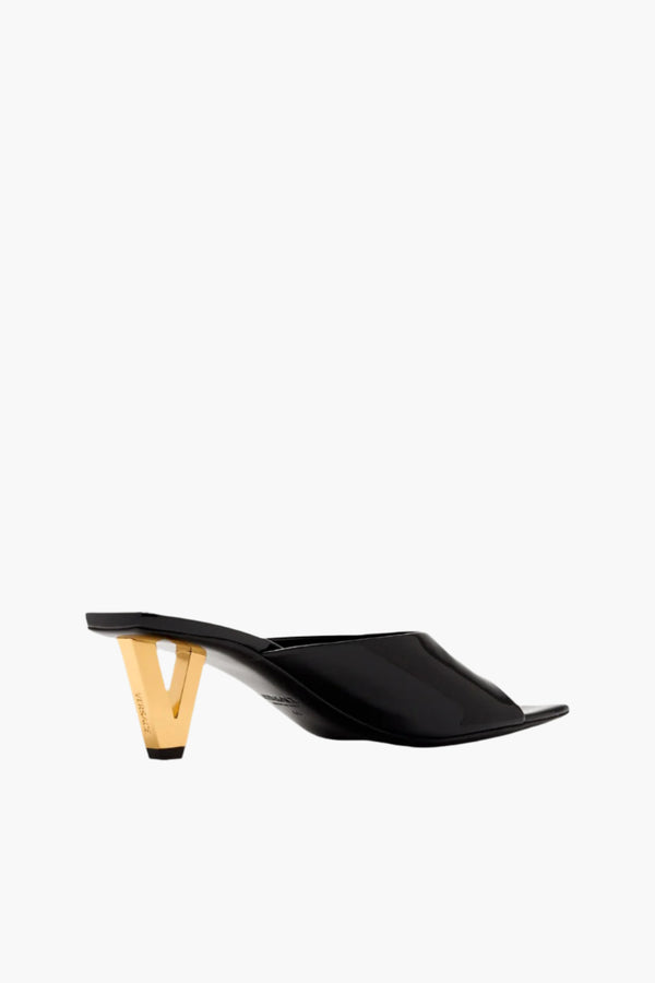 VERSACE V2025 Leather Mules