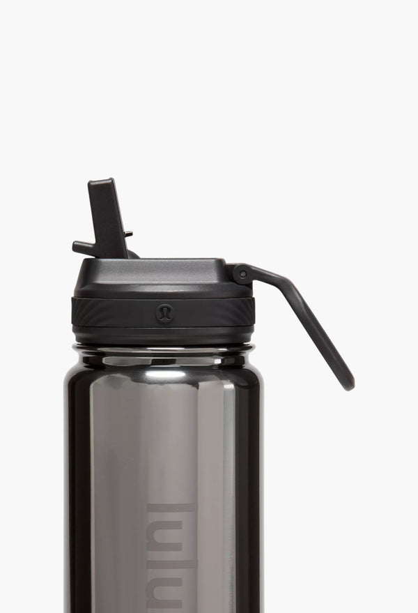 Dark/Black - Back to Life Sport Bottle 24oz Straw Lid