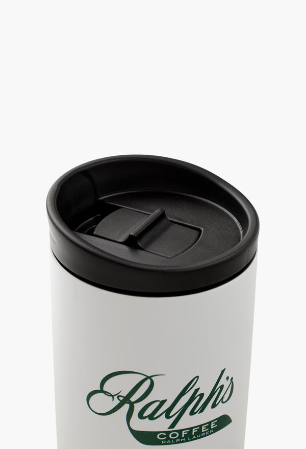 White/Green - Ralph's Coffee Barista Polo Bear Tumbler