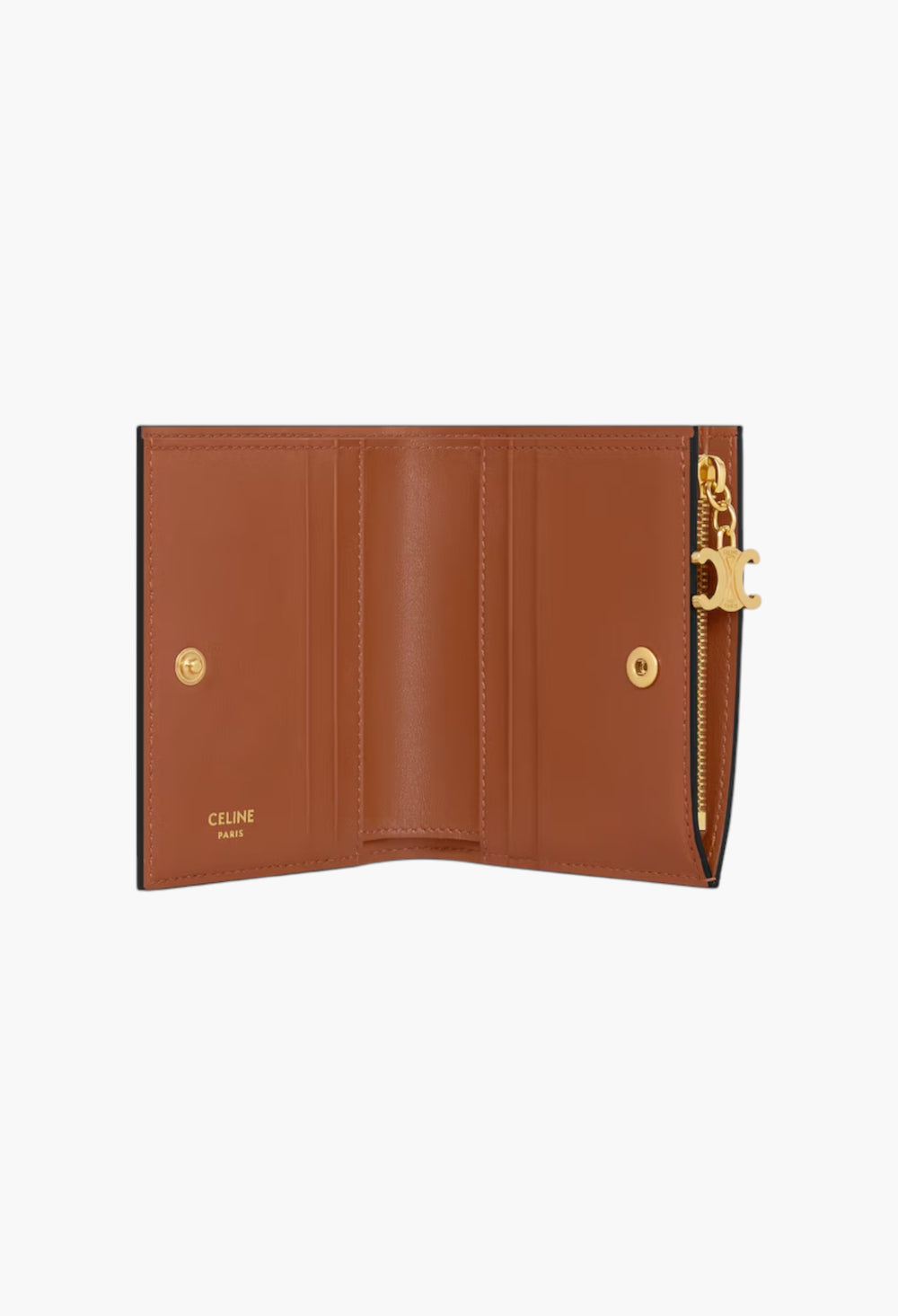 Compact Wallet Triomphe Charms In Triomphe Canvas - GLAM MODA