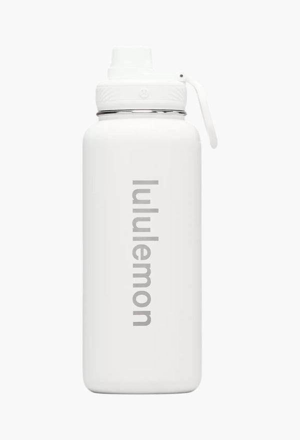 White - Back to Life Sport Bottle 32oz