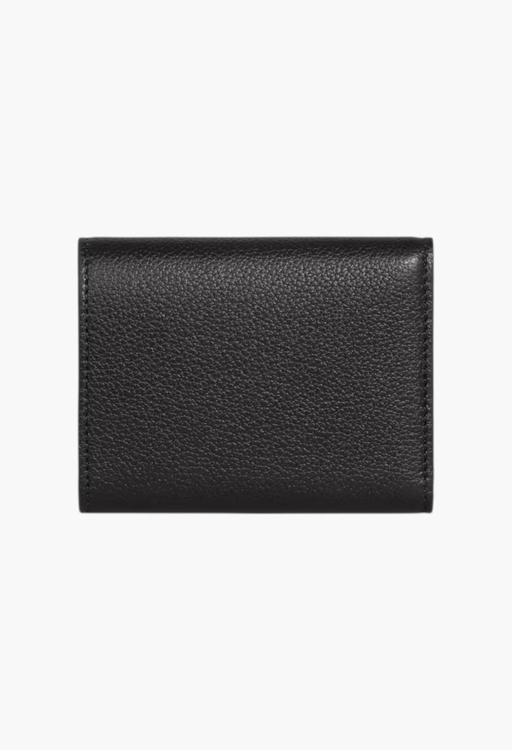 Fine Wallet In Supple Grained Calfskin - GLAM MODA
