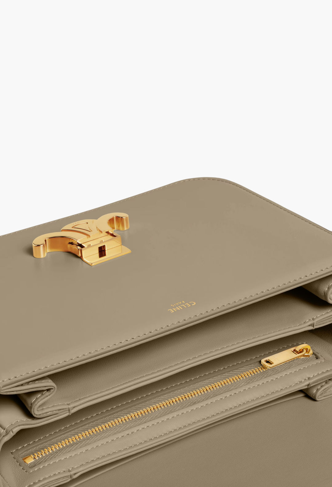 Classique Triomphe Bag In Shiny Calfskin - GLAM MODA