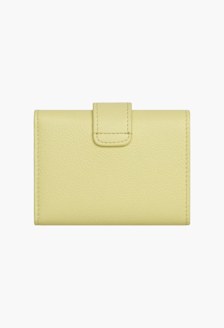 Fine Strap Wallet Nino In Supple Grained Calfskin - GLAM MODA