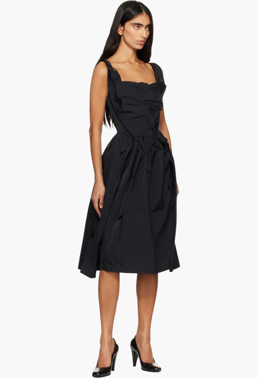Black Sunday Midi Dress - GLAM MODA