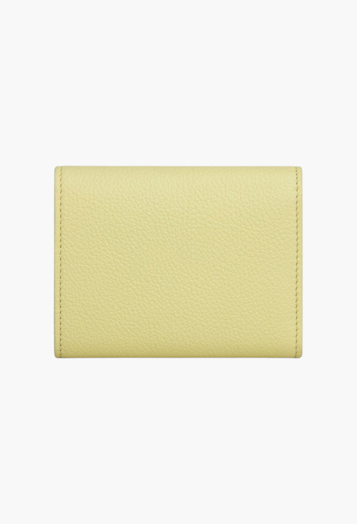 Fine Wallet In Supple Grained Calfskin - GLAM MODA
