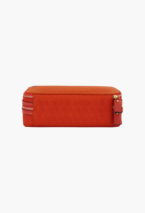Make-Up Logo-Jacquard Nylon Pouch