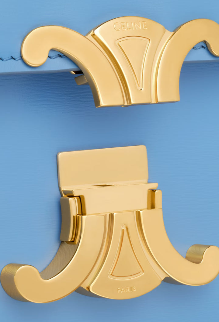 Teen Triomphe Bag In Shiny Calfskin - GLAM MODA