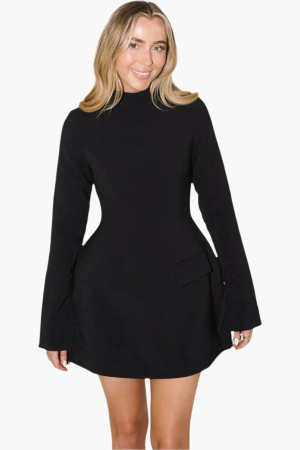 The Ultimate Muse Split Sleeve Mini Dress