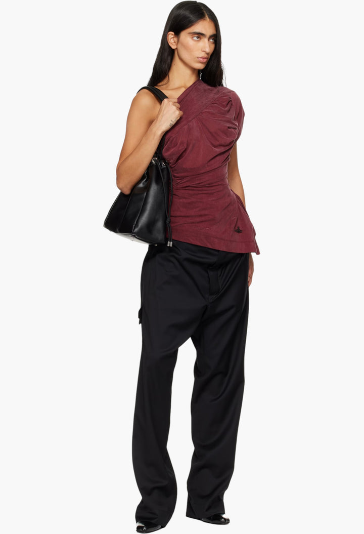 Red Andalouse Top - GLAM MODA