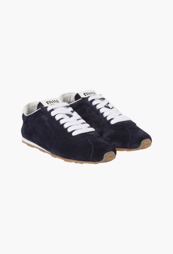 Navy - Plume Suede Sneakers