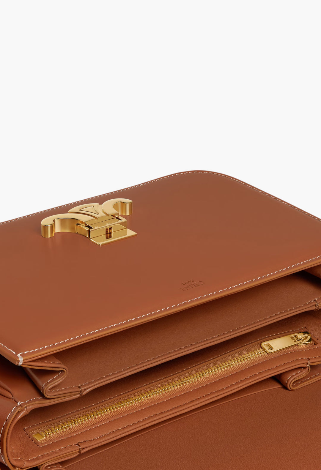 Classique Triomphe Bag In Shiny Calfskin - GLAM MODA