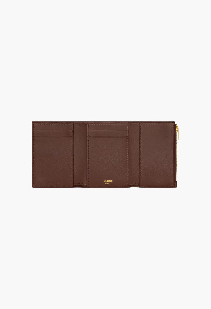 Fine Strap Wallet Nino In Supple Grained Calfskin - GLAM MODA