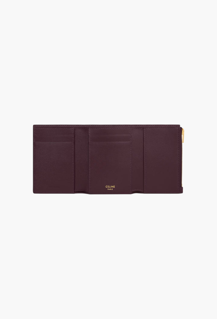 Fine Strap Wallet Nino In Supple Grained Calfskin - GLAM MODA