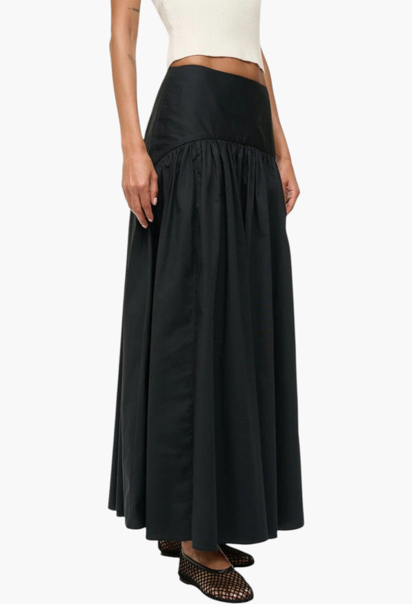 Black - Procida Linen Skirt Pop Sardines