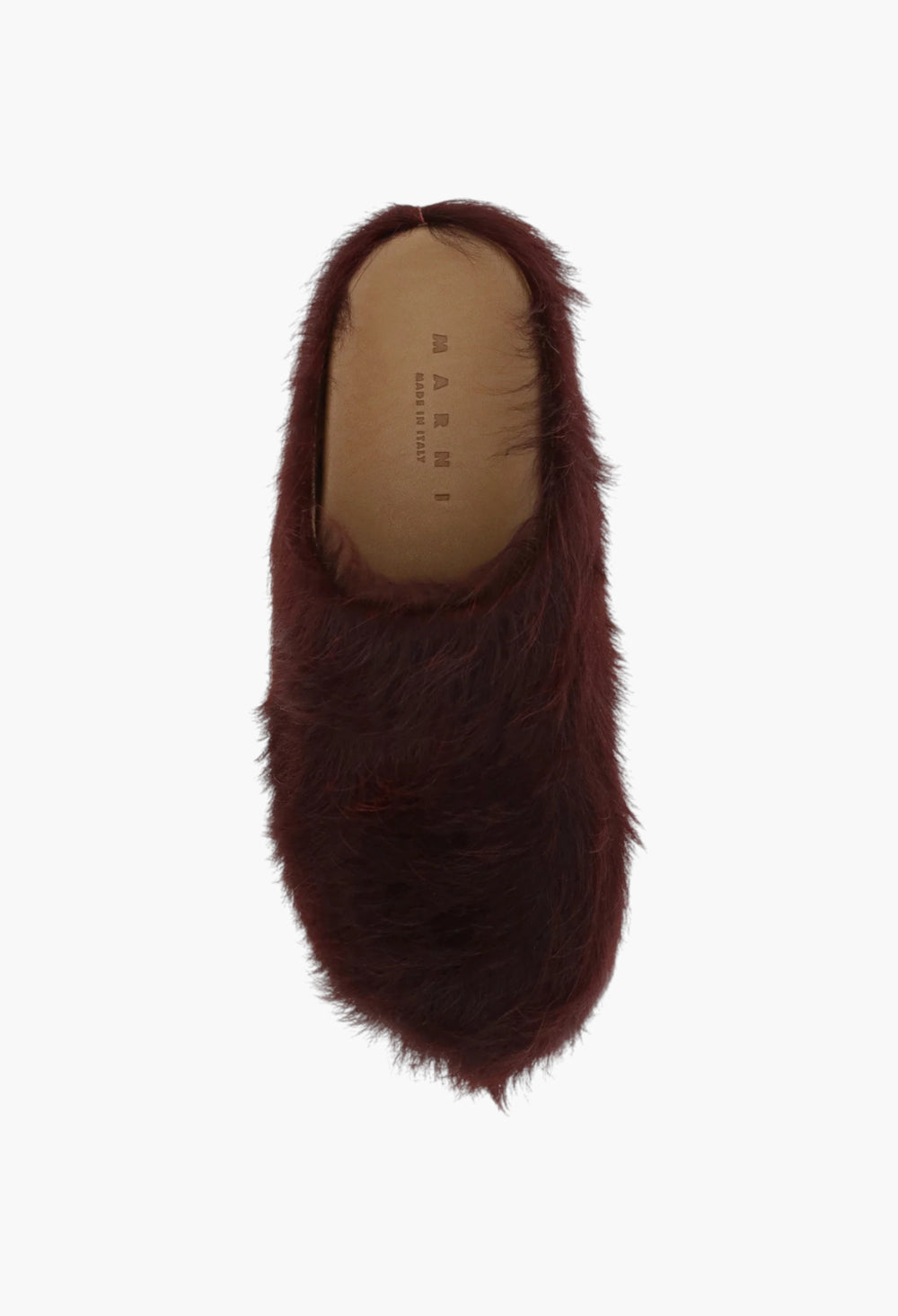Long-haired calfskin Fussbett Mules - GLAM MODA