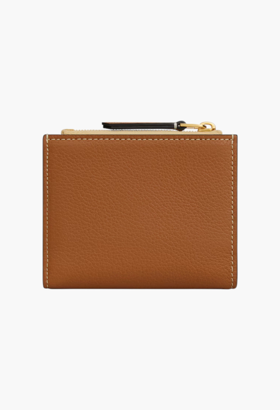 Compact Wallet In Supple Grained Calfskin - GLAM MODA