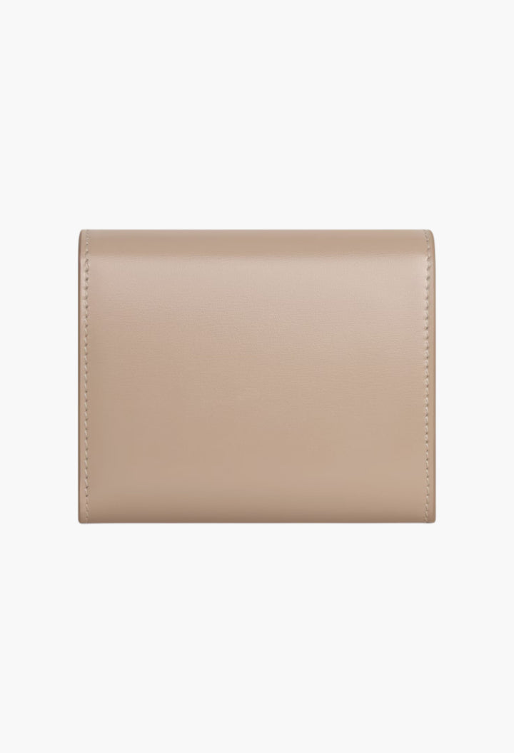 Small Flap Wallet Triomphe In Shiny Calfskin - GLAM MODA