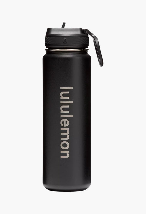 Black - Back to Life Sport Bottle 24oz Shine