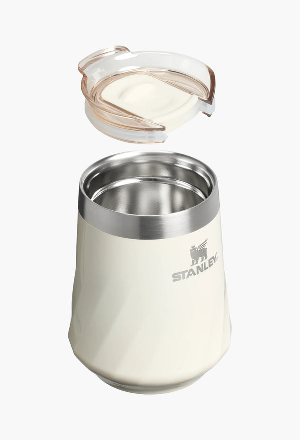 Cream Gloss - The Textured Reserve Wine Tumbler | 11 OZ