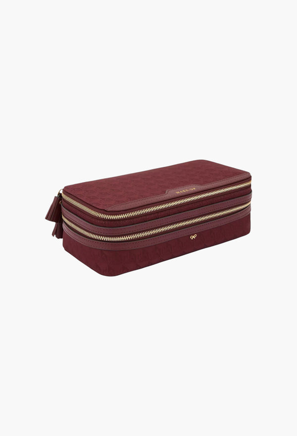 Make Up Logo-Branded Shell Makeup Bag