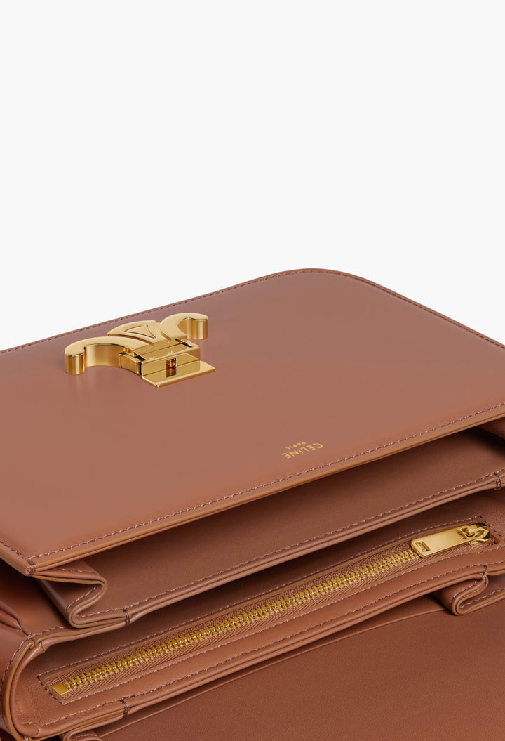 Classique Triomphe Bag In Shiny Calfskin - GLAM MODA