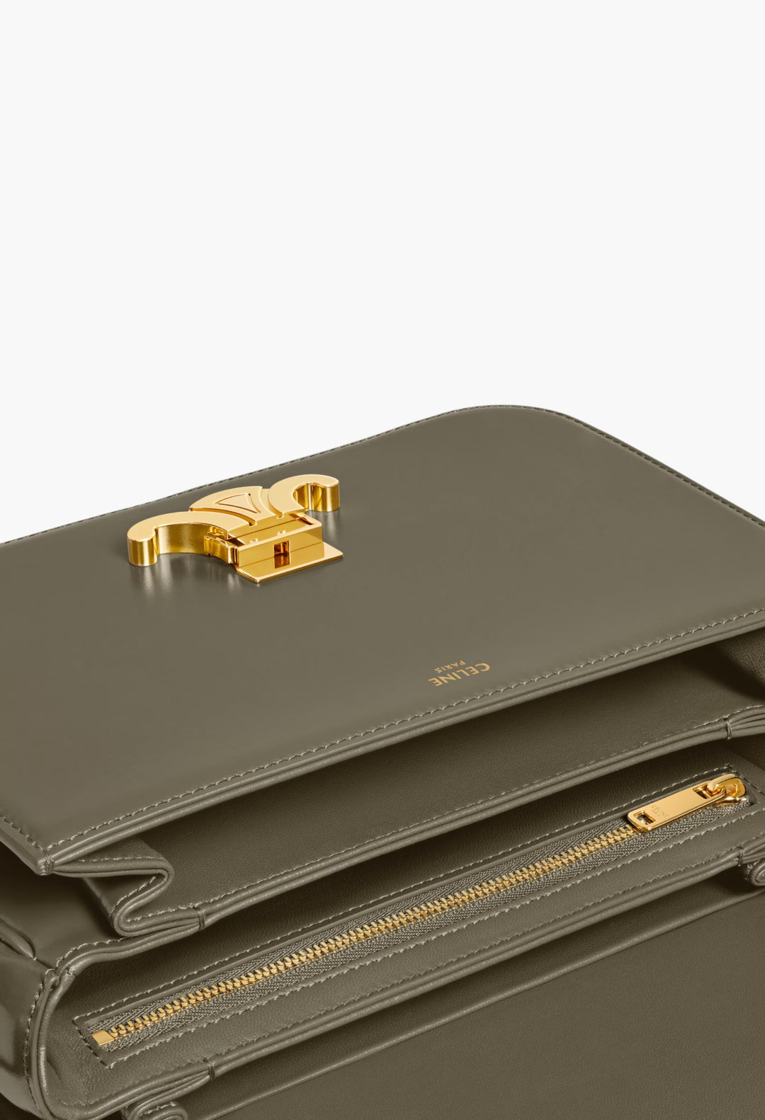 Classique Triomphe Bag In Shiny Calfskin - GLAM MODA