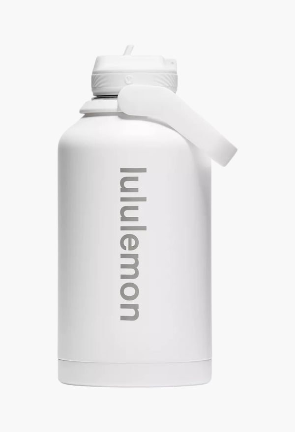 White - Back to Life Sport Bottle 64oz
