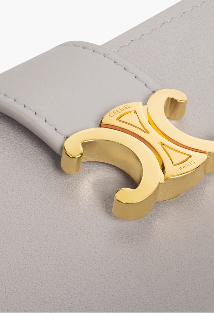 Fine Strap Wallet Nino In Supple Grained Calfskin - GLAM MODA