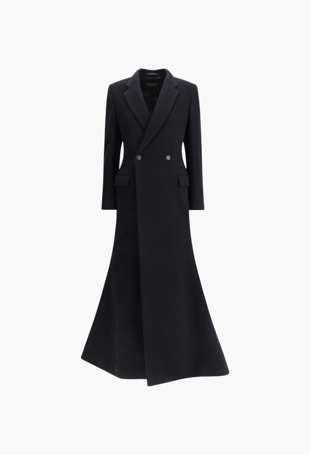 Oversized Godet Double-Breasted Coat - GLAM MODA