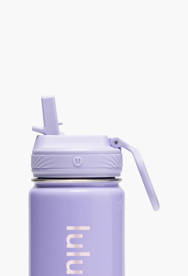 Lavender Frost/Pink Organza - Back to Life Sport Bottle 18oz Straw Lid Shine