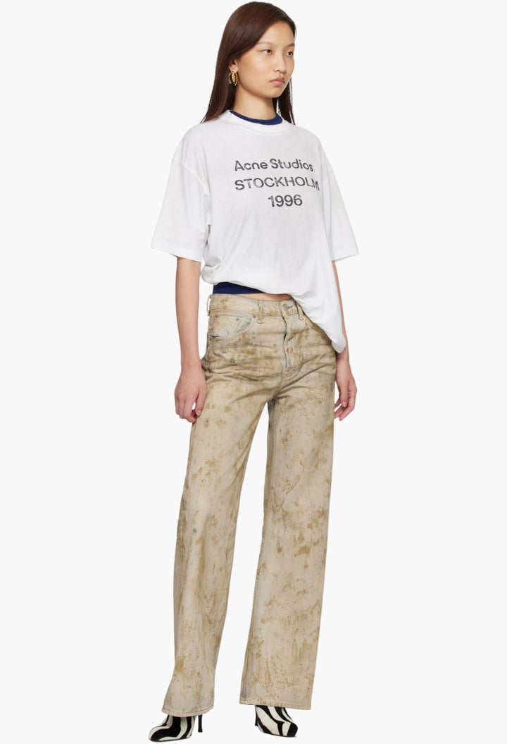 Beige 2021F Regular Fit Jeans - GLAM MODA