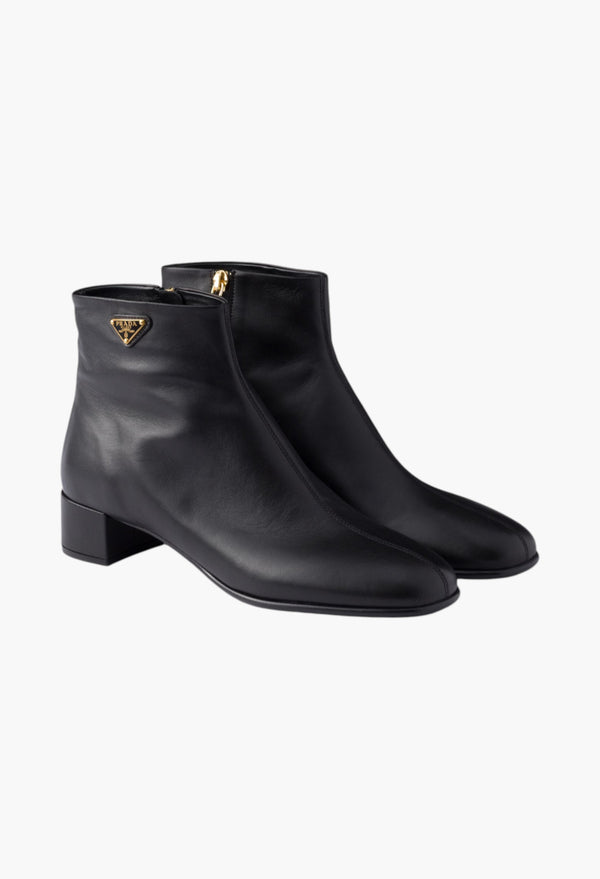Black - Nappa Leather Booties