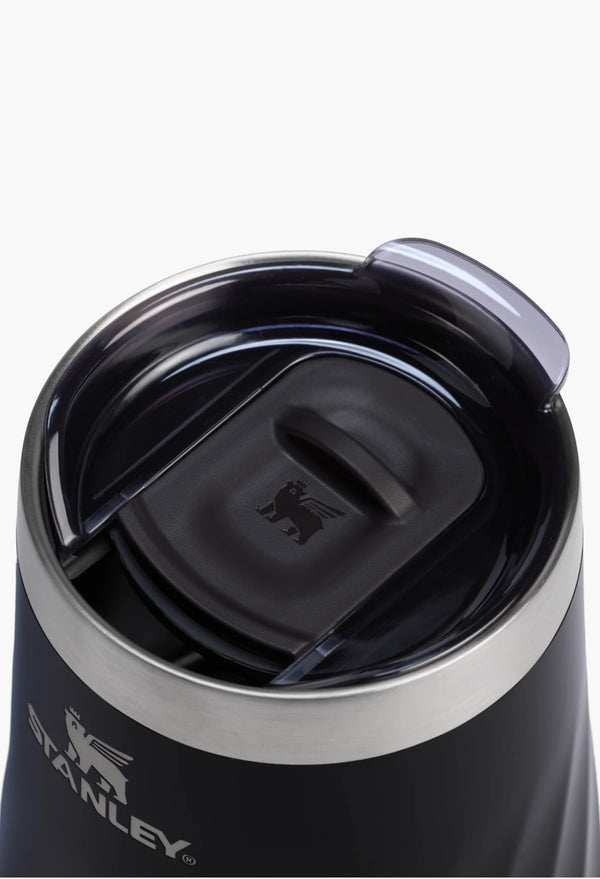 Black Gloss - The Textured Reserve Wine Tumbler | 11 OZ