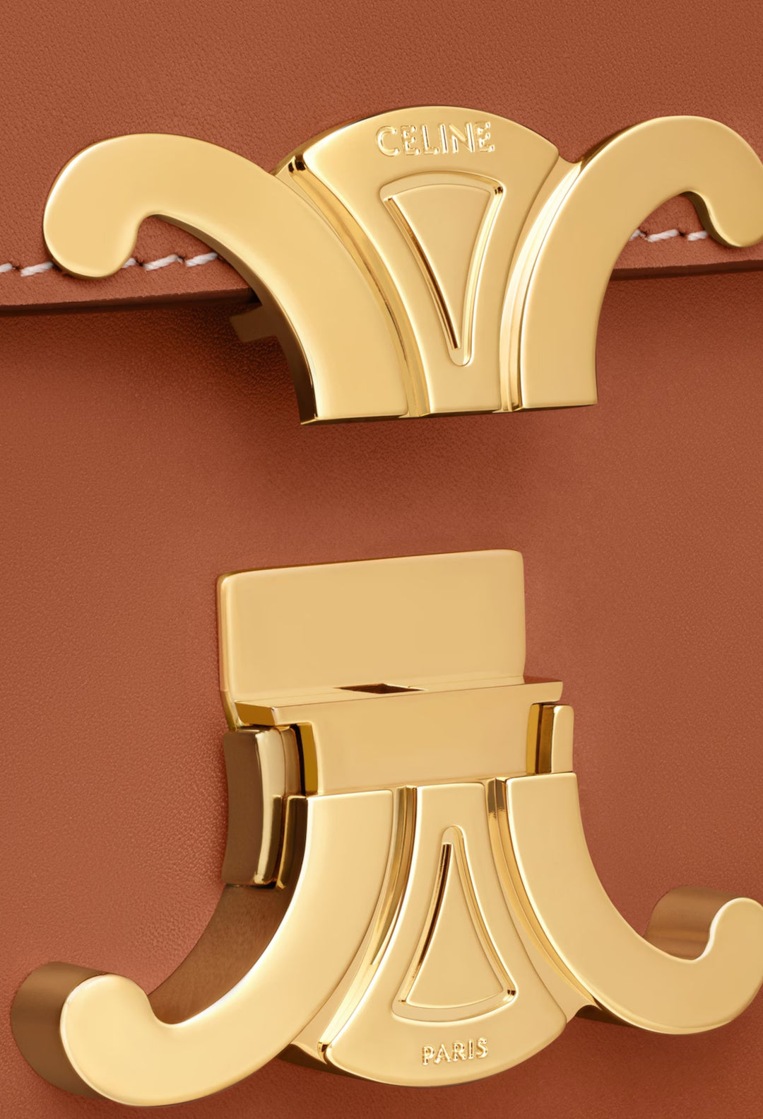 Teen Triomphe Bag In Shiny Calfskin - GLAM MODA