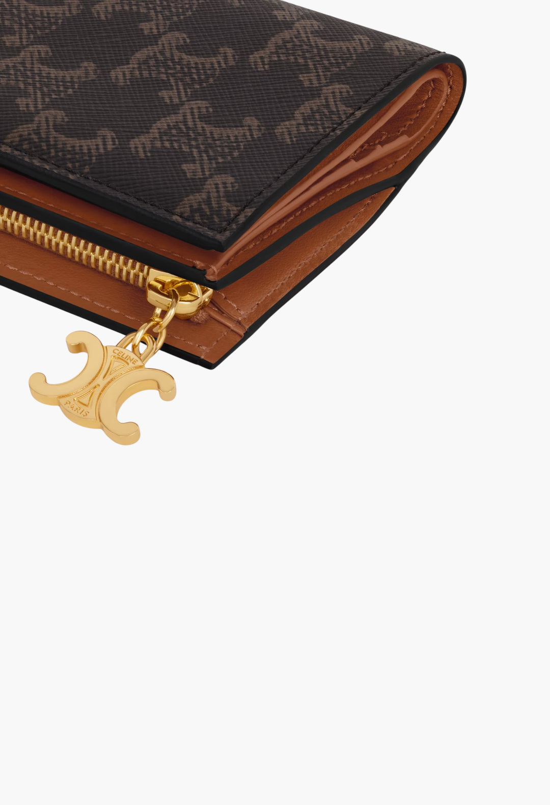 Compact Wallet Triomphe Charms In Triomphe Canvas - GLAM MODA