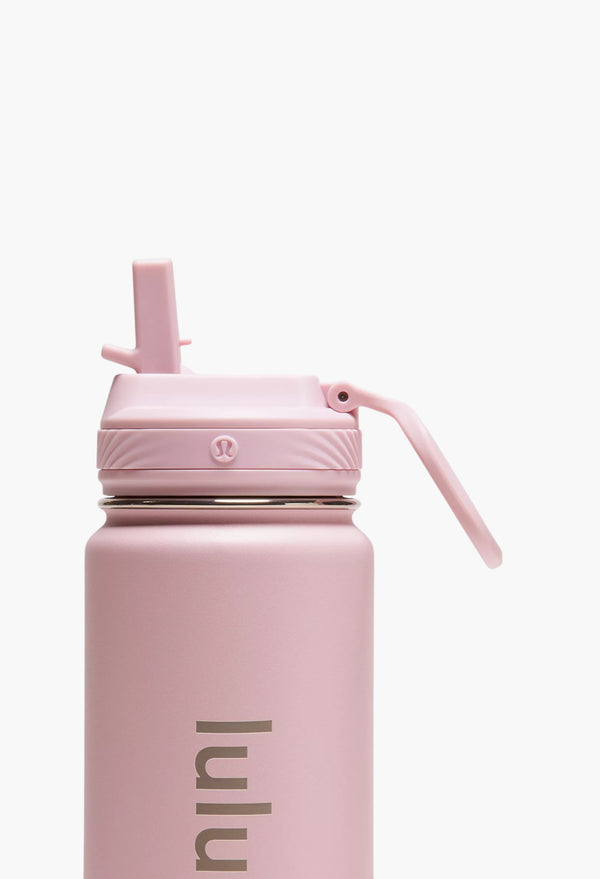 Blissful Pink - Back to Life Sport Bottle 24oz Straw Lid