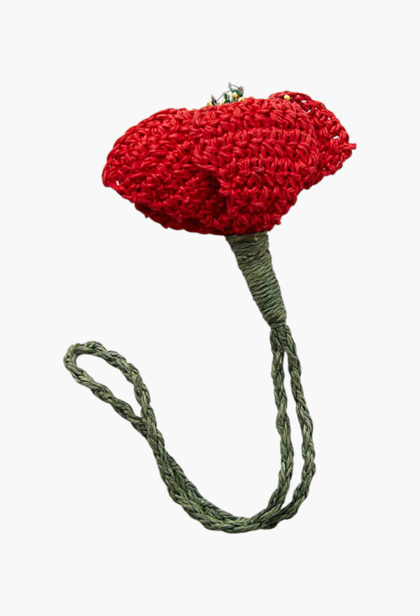 Rose - Hibiscus Flower Bag Charm