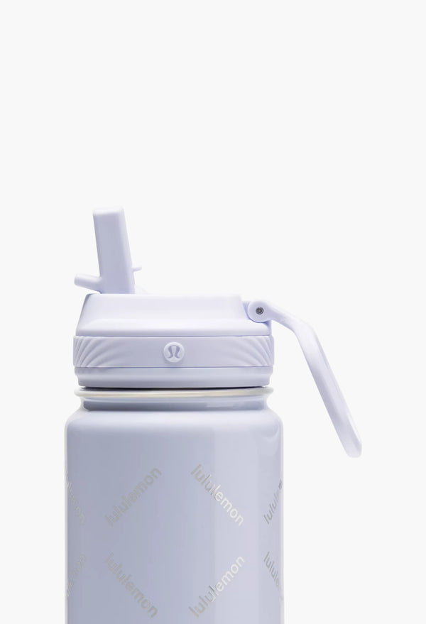 Serene Blue - Back to Life Sport Bottle 24oz Straw Lid Print
