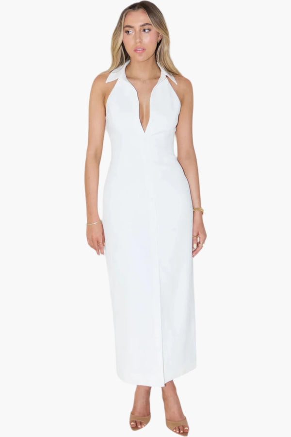 The Ultimate Muse Collar Maxi Dress