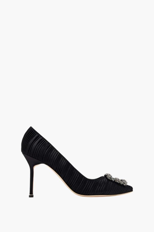 MANOLO BLAHNIK Hangisi Satin Pumps