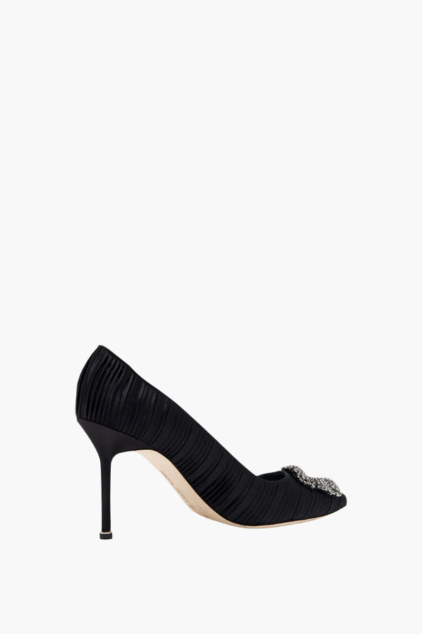 MANOLO BLAHNIK Hangisi Satin Pumps