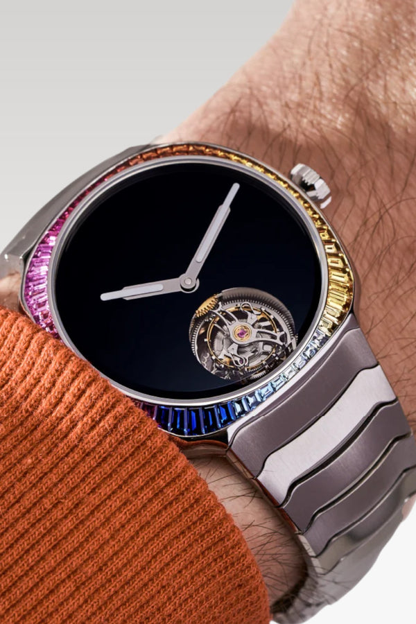 Streamliner Tourbillon Rainbow Vantablack®
