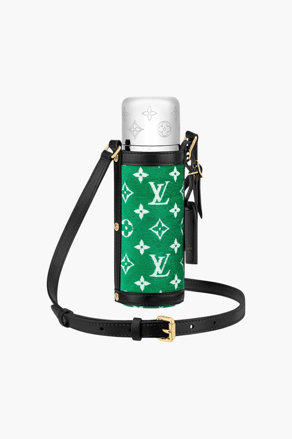Flask Holder Monogram Velvet