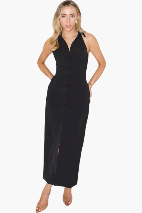 The Ultimate Muse Collar Maxi Dress
