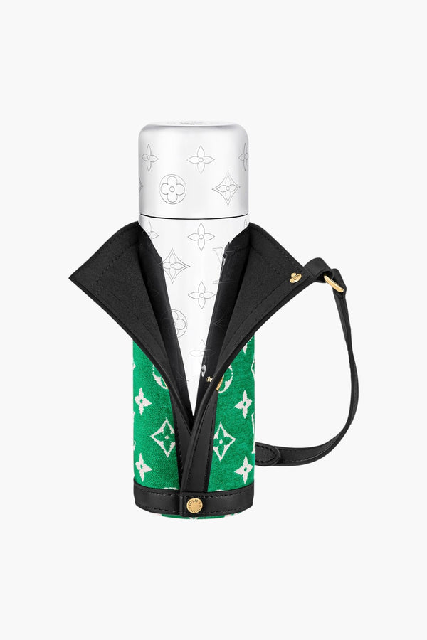 Flask Holder Monogram Velvet