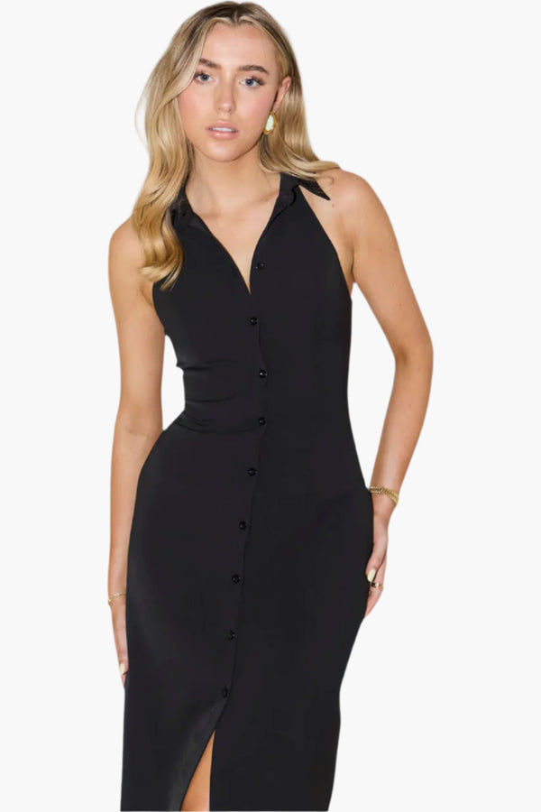 The Ultimate Muse Collar Maxi Dress