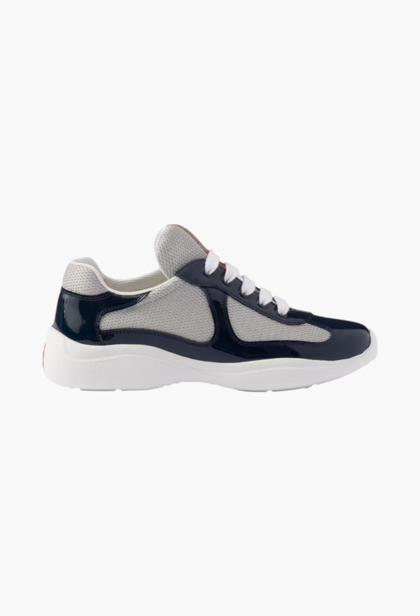 Royal Blue - Prada America's Cup Biker Fabric Sneakers