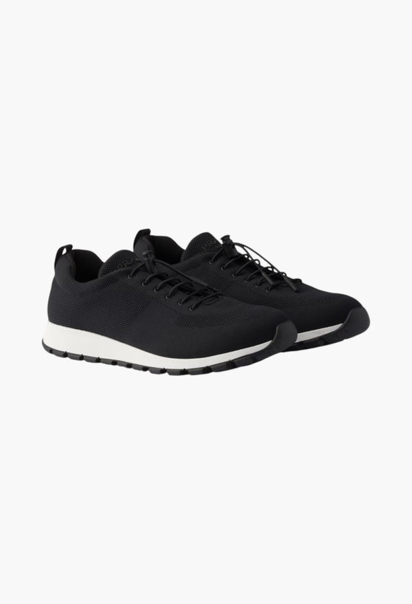 Black - Stretch Knit Sneakers