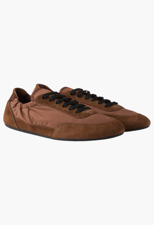 Palisander - Collapse Re-Nylon And Suede Sneakers